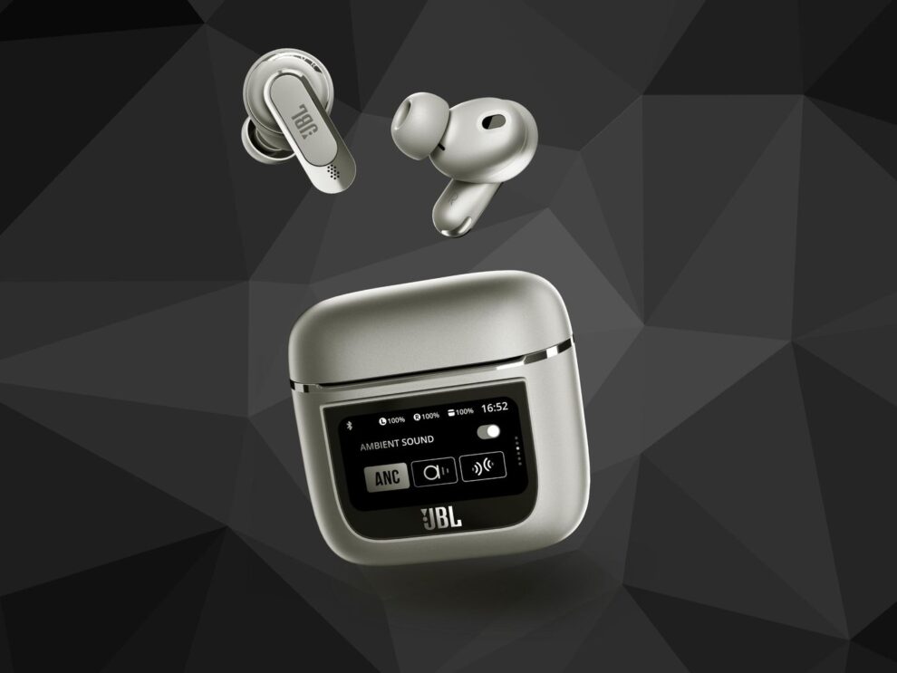 The JBL Tour Pro 3 Earbuds