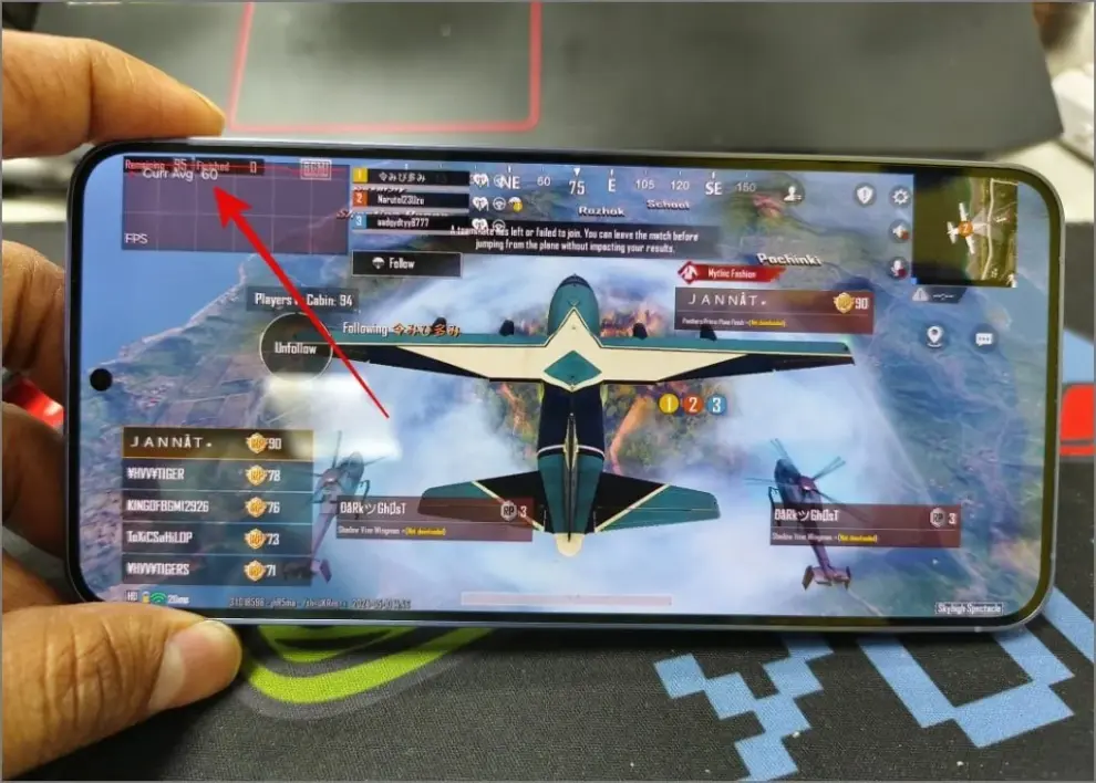 Check FPS on Samsung Galaxy 1024x732 1