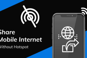 How to share internet from mobile to mobile without hotspot