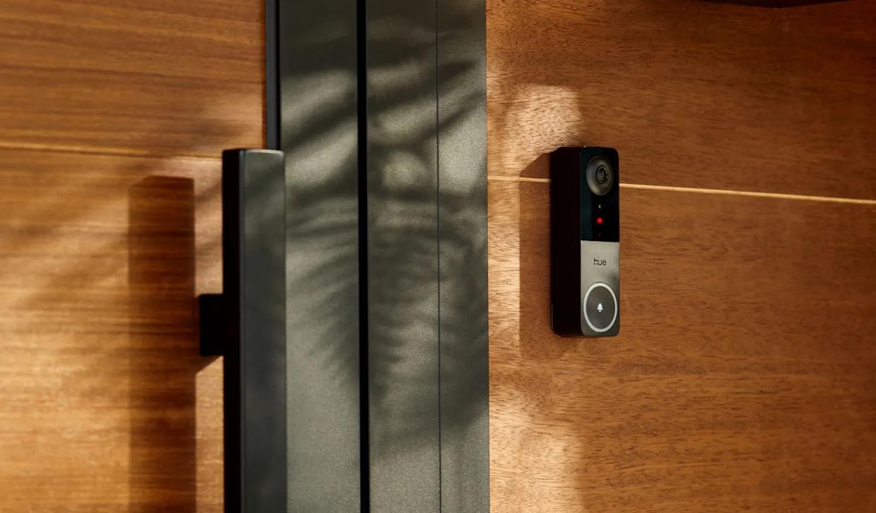 Hue's Secure Video Doorbell Turns On Lights When Someone Comes to the Door